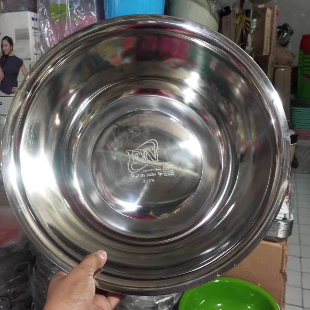 Baskom Stainless steel 40cm