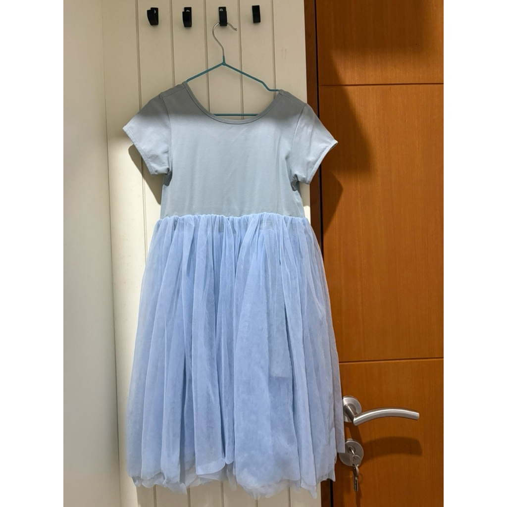 Party Dress Anak Biru Preloved