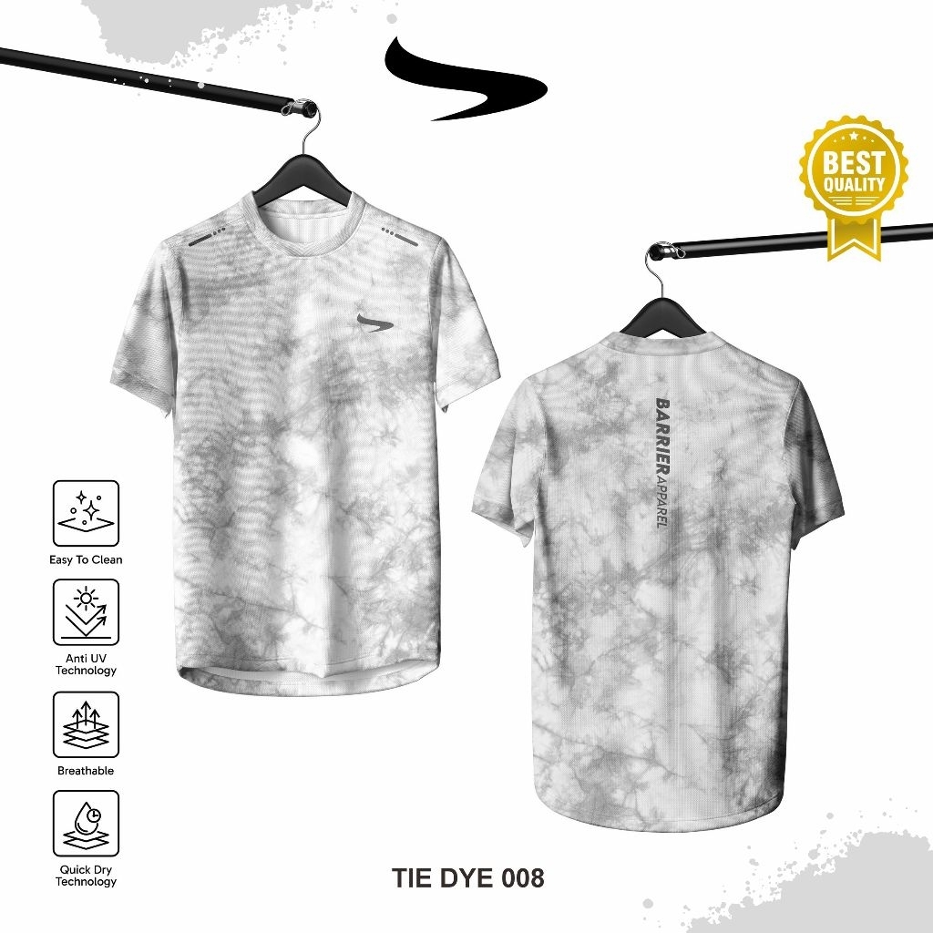 KAOS JERSEY TIE DYE - JERSEY RUNNING PRIA & WANITA - JERSEY RUNNING TIE DYE