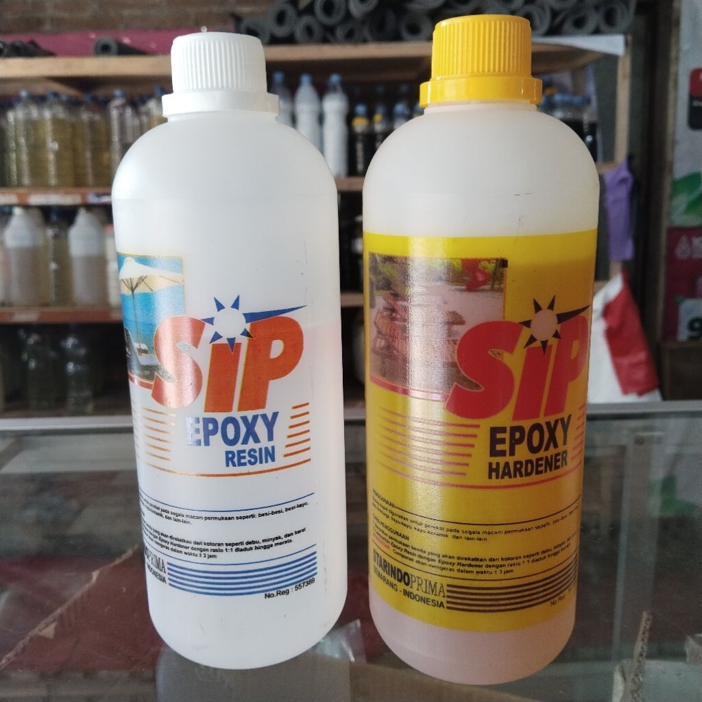 [COD]Epoxy Lem Kayu/Kapal/Perahu SIP Besar Hardener & Resin