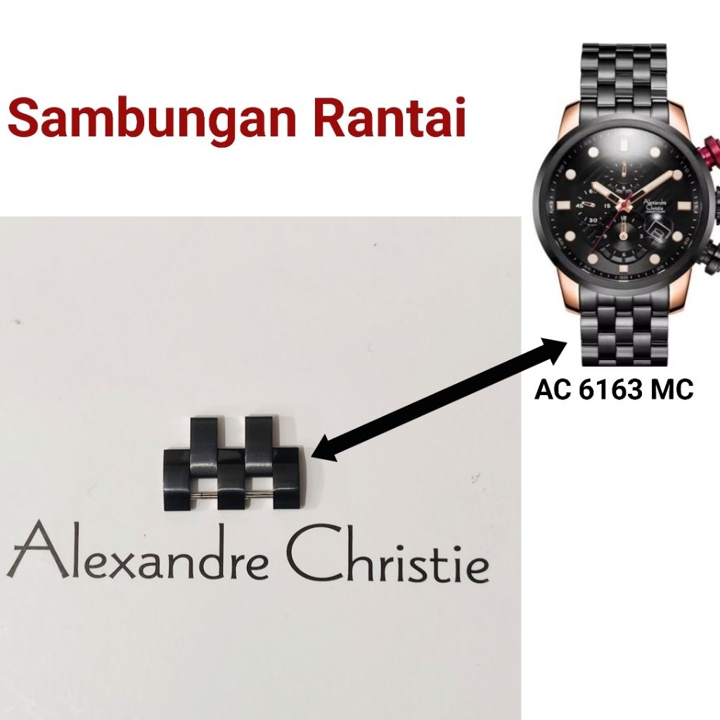 Potongan Atau Sambungan Rantai Alexandre Christie AC 6163 MC