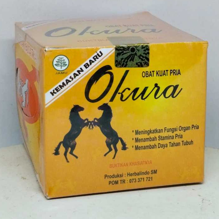 Okura Herbal Jamu Isi 12 Bungkus - Menambah Stamina Pria, Aroma Wangi, 100% Original