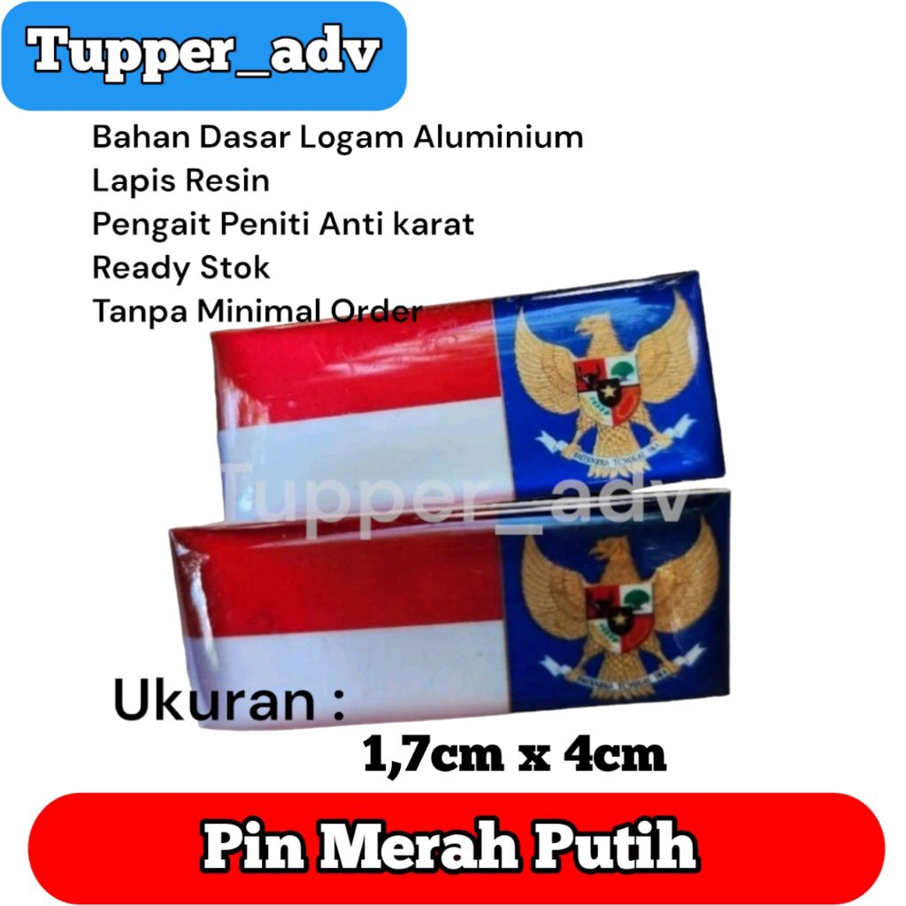 Pin MPG BIRU / Pin Bros Merah Putih / Pin MPG Garuda Paskibra / Pin LK Paskibra / Pin Merah Putih Ga