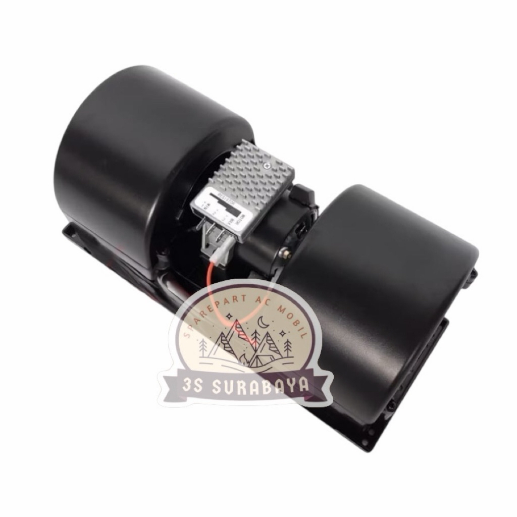 Dinamo Motor Blower Fan Kipas Angin 12 volt /24 volt  - LENGKAP Resistor untuk AC Mobil Box Freezer 