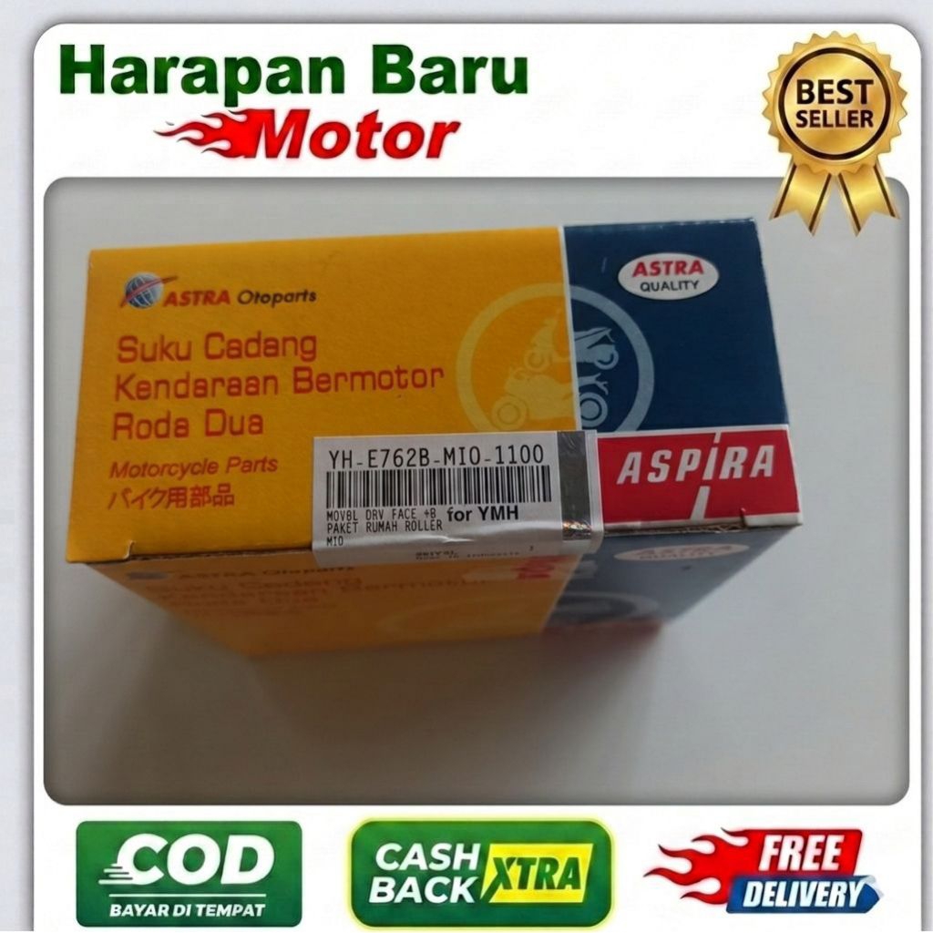 RUMAH ROLLER ASSY MIO ASPIRA- HARAPAN BARU MOTOR