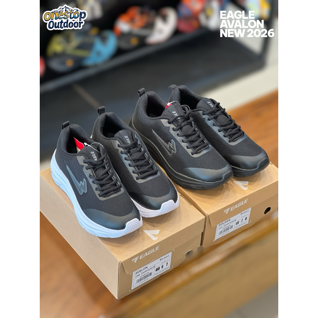 Sepatu Sekolah Eagle Avalon - Sepatu Sekolah Hitam Eagle Avalon Sneakers Eagle - Sepatu Casual Eagle