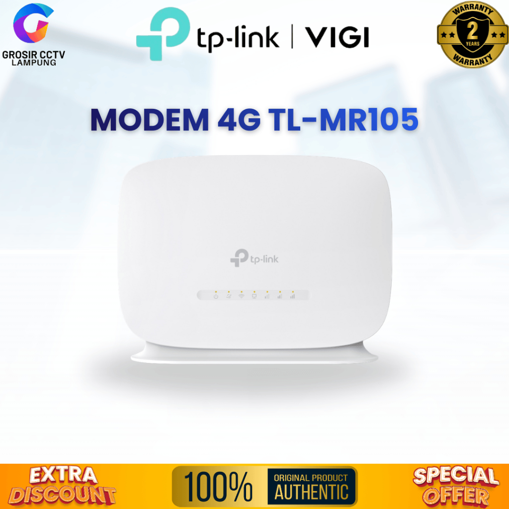 TP-LINK MODEM 4G LTE MR105 300 Mbps Wireless P-Link TL-MR105 | 4G LTE Modem | WiFi Router 300Mbps | 