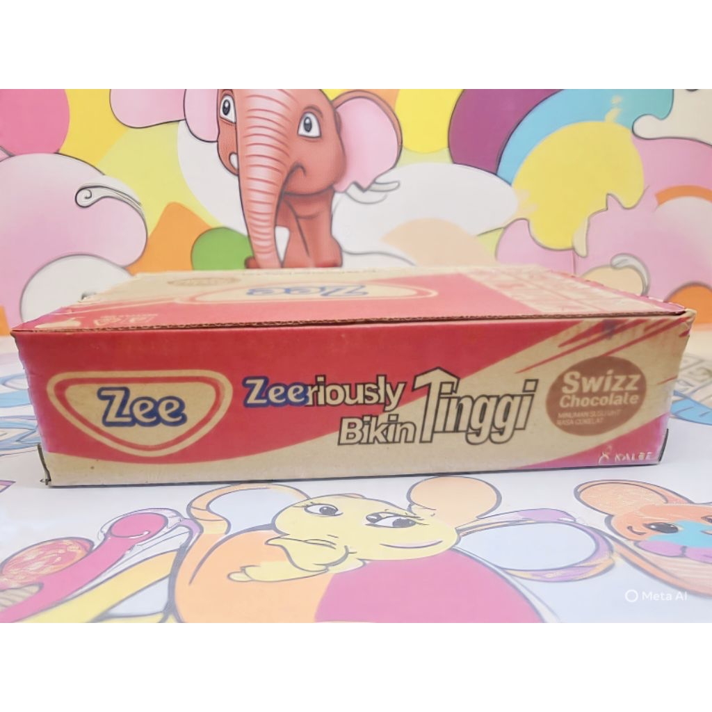 [1 karton isi 40×115ml] Zee Susu UHT Cokelat Swiss