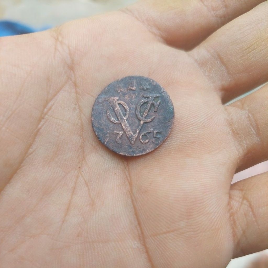 Koin Voc zeeland 1765. Vf tebal