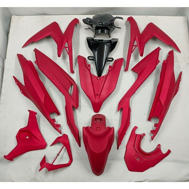 FULL SET BODY HALUS VARIO NEW GEN 1 MERAH DOFF MERK WIN / BODY HALUS VARIO VARIO 125 / VARIO 150 201