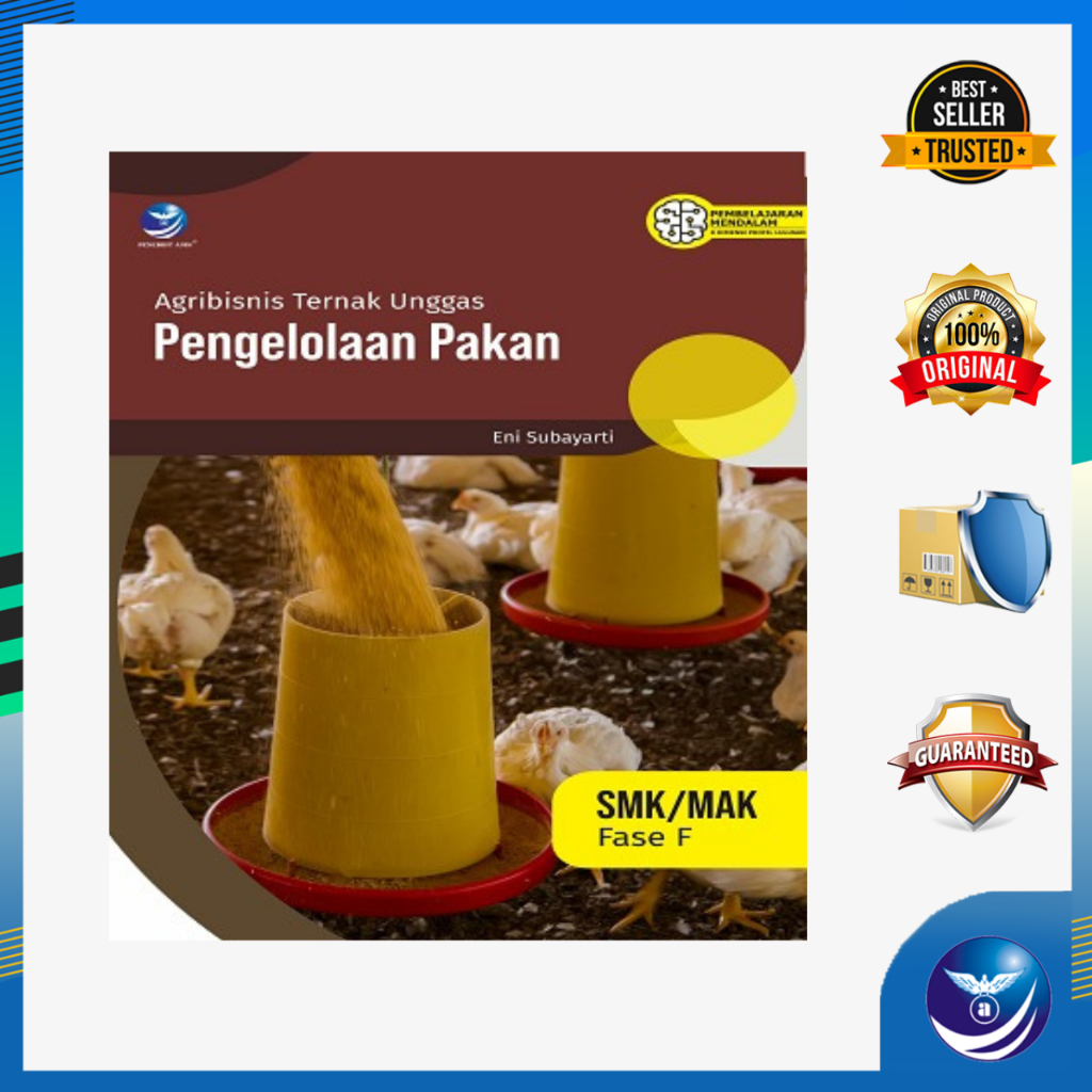 Penerbit Andi -Agribisnis Ternak Unggas Elemen Pengelolaan Pakan Fase F Kurikulum Merdeka Sesuai CP0