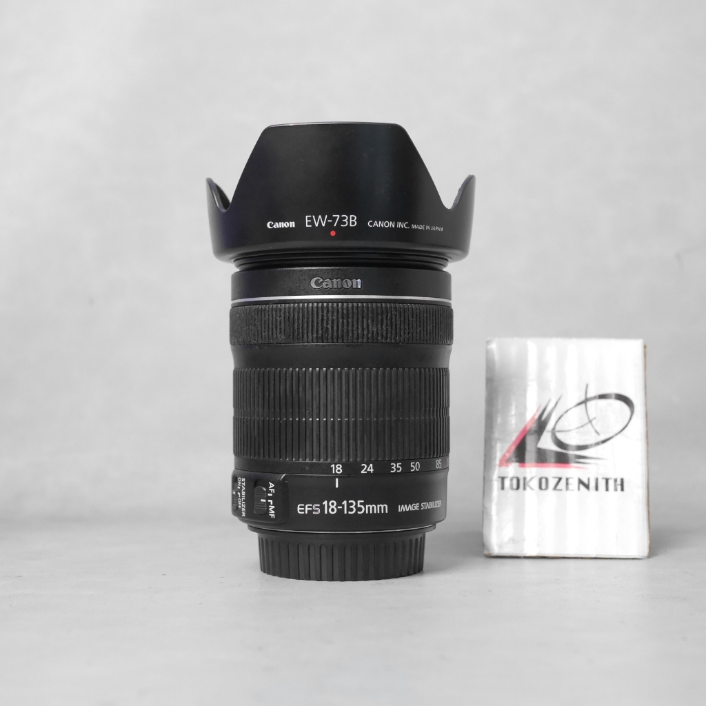 Canon EFS 18-135mm f3.5 - 5.6 IS STM Like New - Lensa KIT 750D 800D - R02590