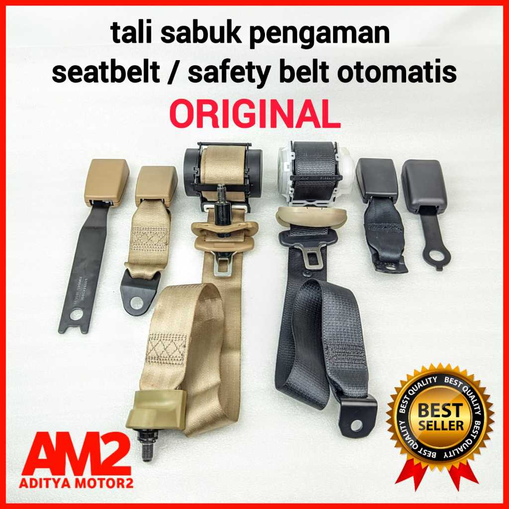 SEATBELT SAFETY BELT OTOMATIS UNIVERSAL SABUK PENGAMAN MOBIL ORIGINAL SEATBELT
