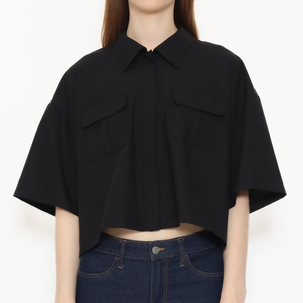 Planet Surf Clothing Kemeja Lengan Pendek Wanita Emilia Planet Surf