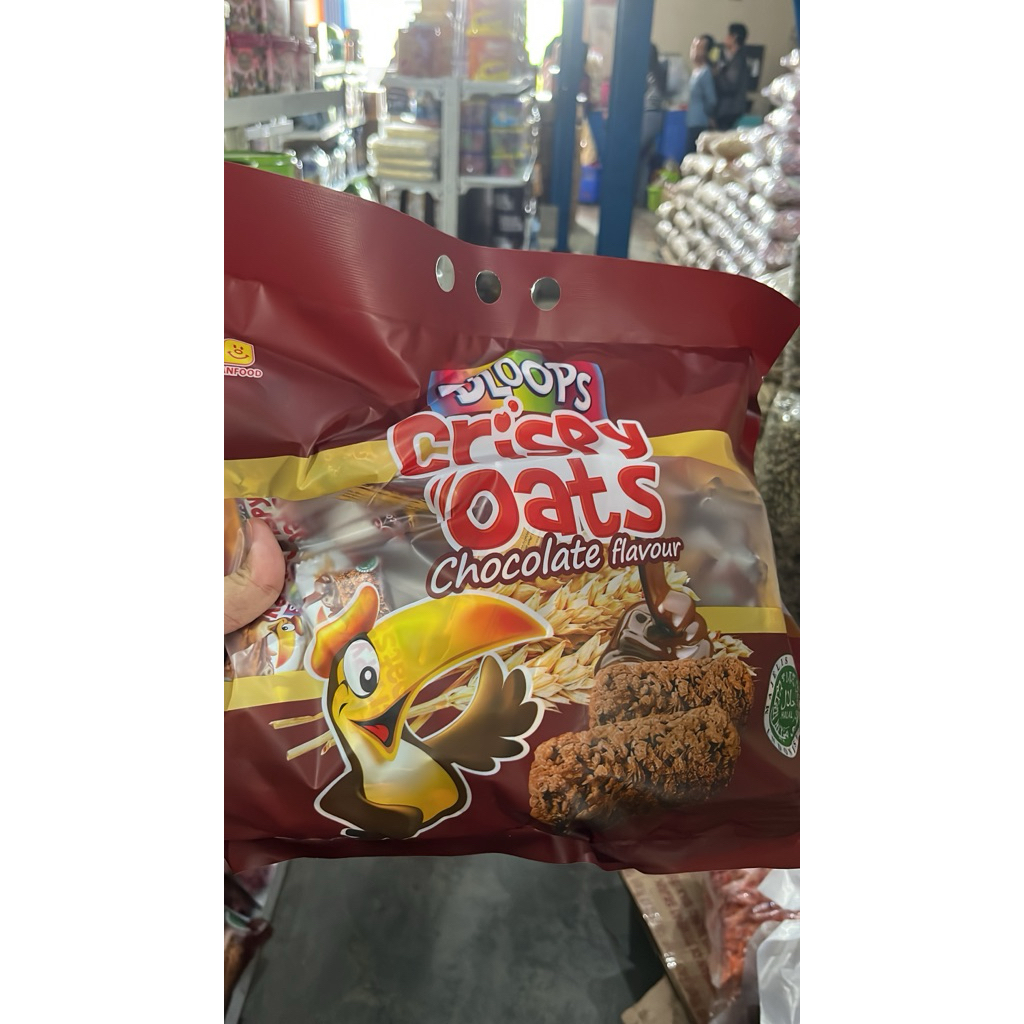 Dloops Crispy Oats Coklat Besar