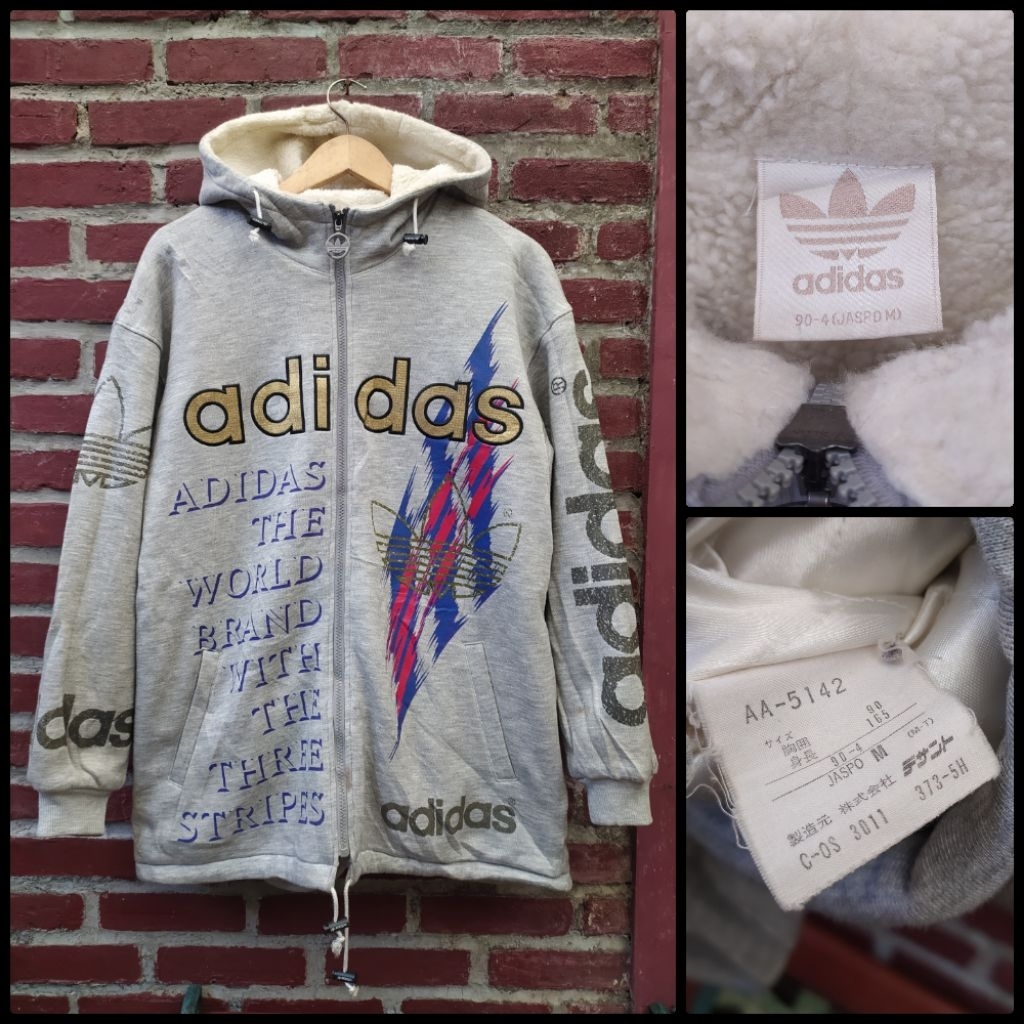 Hoodie Adidas Vintage 90s Made in Japan