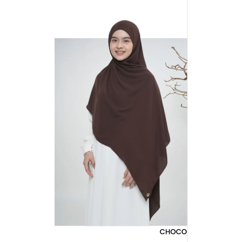 Tugba Pashmina by Yoora sarah warna choco
