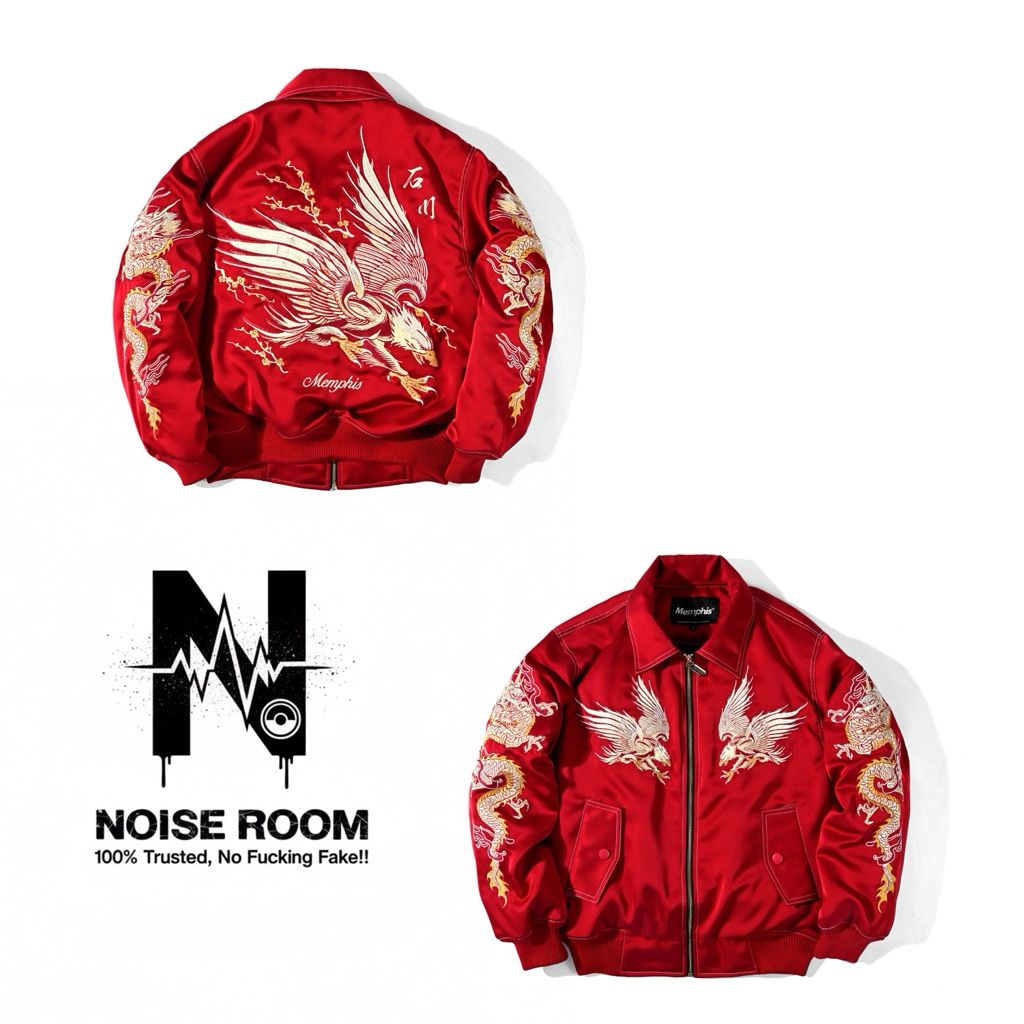 SUKAJAN JACKET MEMPHIS ORIGINS - ISHIKAWA | KINRYU | ISHIKAWA RED