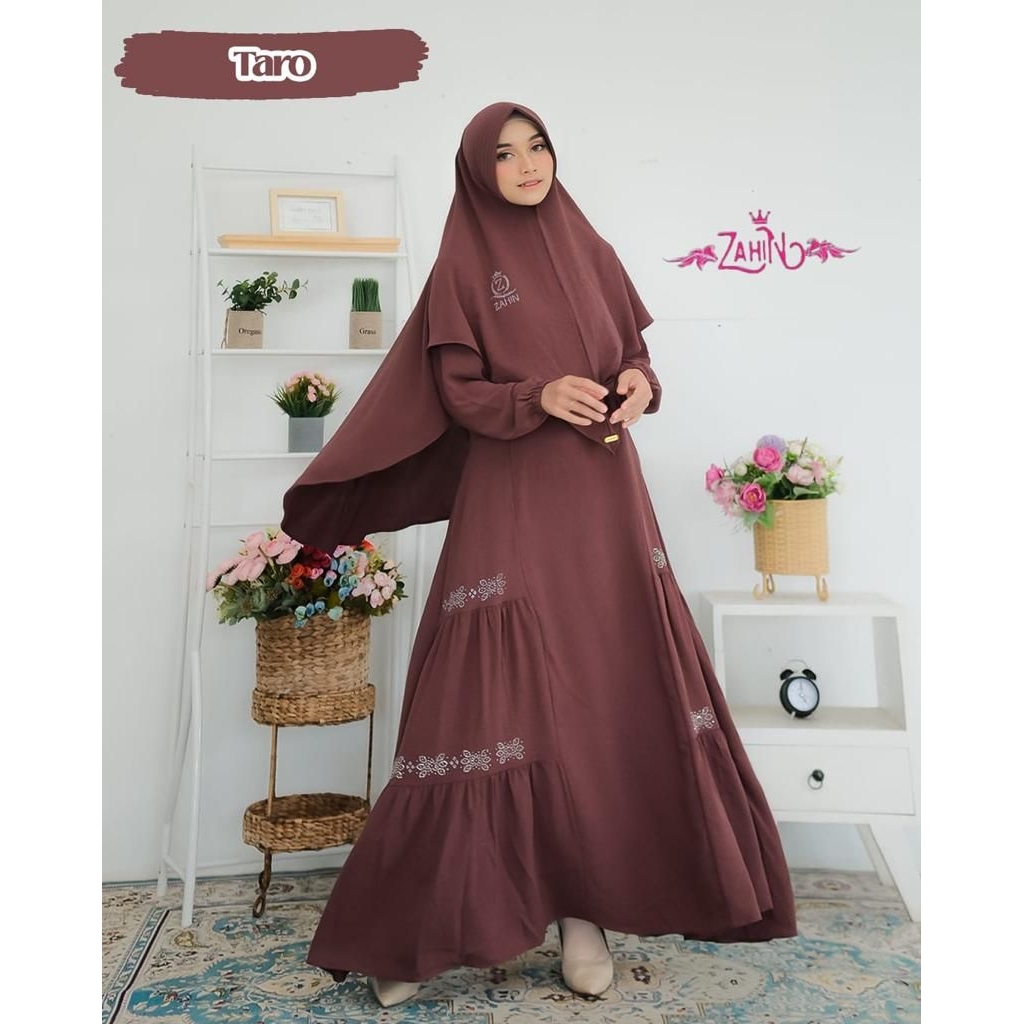 NEW  GAMIS MAHARANI SET SYAR'I BAHAN CRINKLE PREMIUM BUSUI FRIENDLY ORI BY ZAHIN
