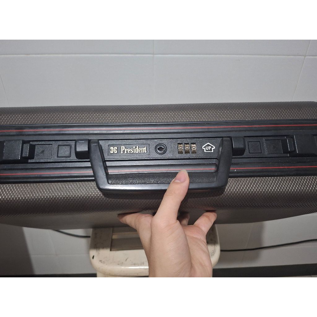 President Business Travel Briefcase,  vintage, koper travel bisnis lawas