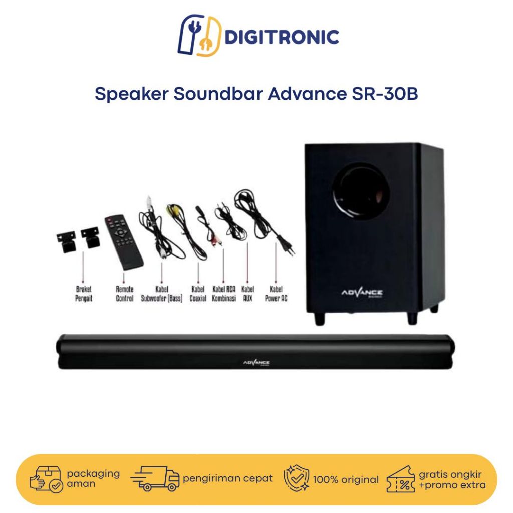 Speaker Soundbar Advance SR-30B