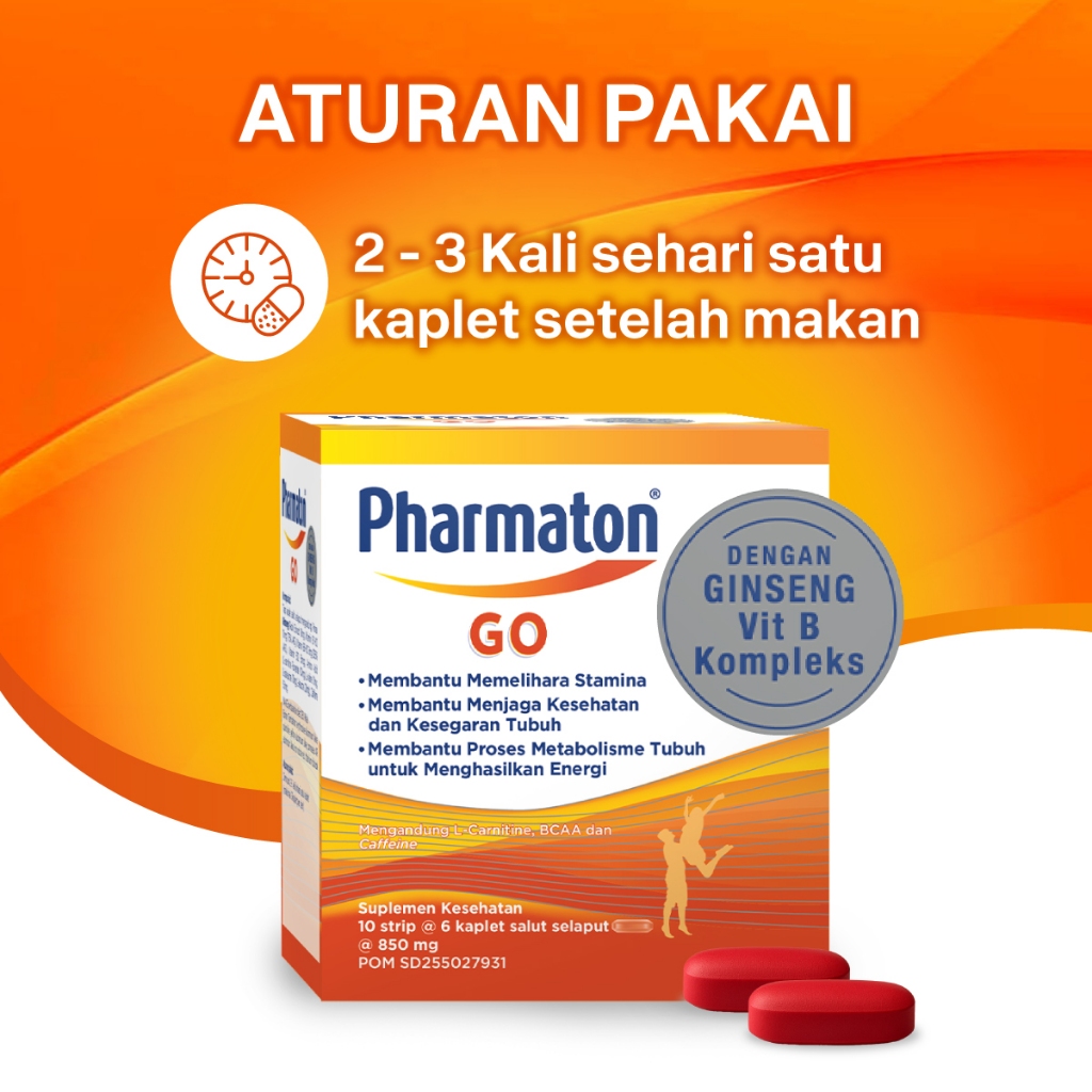 Pharmaton Go Ginseng Vitamin B Stamina Booster