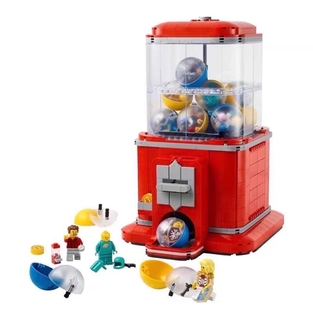 Mainan Bricks Mesin Gacha Otomatis - Vending Machine Building Blocks
