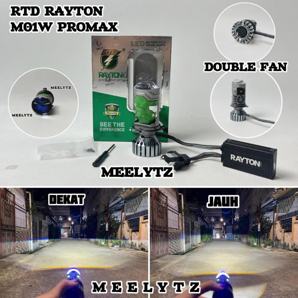RTD RAYTON M01W PROMAX - Lampu Utama H4 Biled LED
