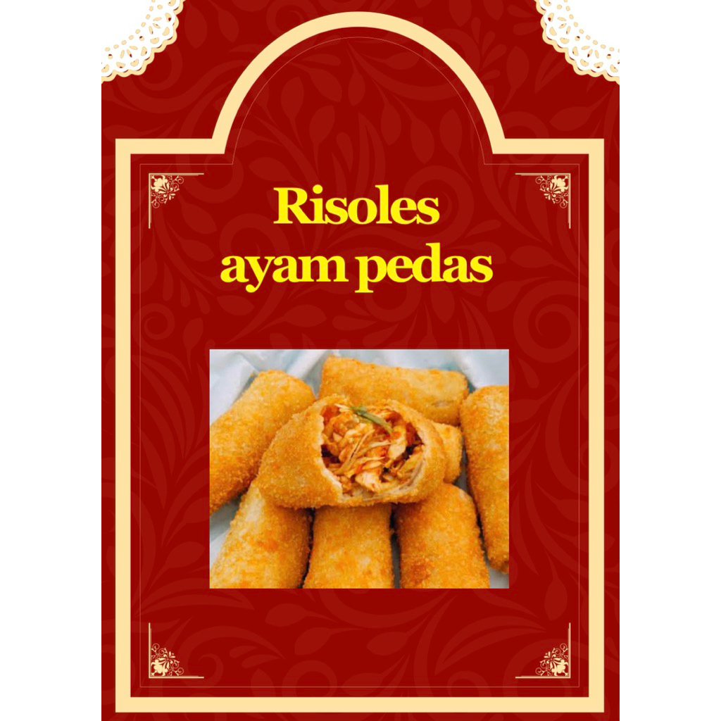 Risoles ayam suir pedas (frozen)