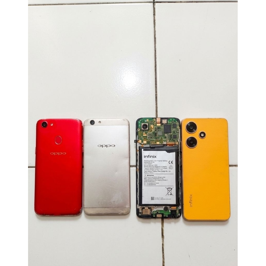 3 unit Oppo F5 mesin hidup Oppo f1s mesin hidup Infinix hot 30i mesin mati gambling