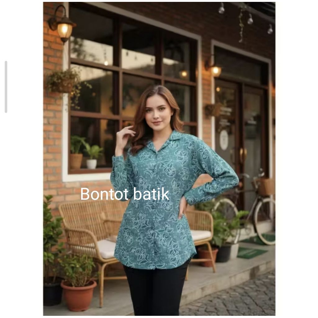 Batik Pkk pria wanita terbaru 2022 lapisan furing bahan bsw  atasan Pkk terbaru  baju PGRI terbaru