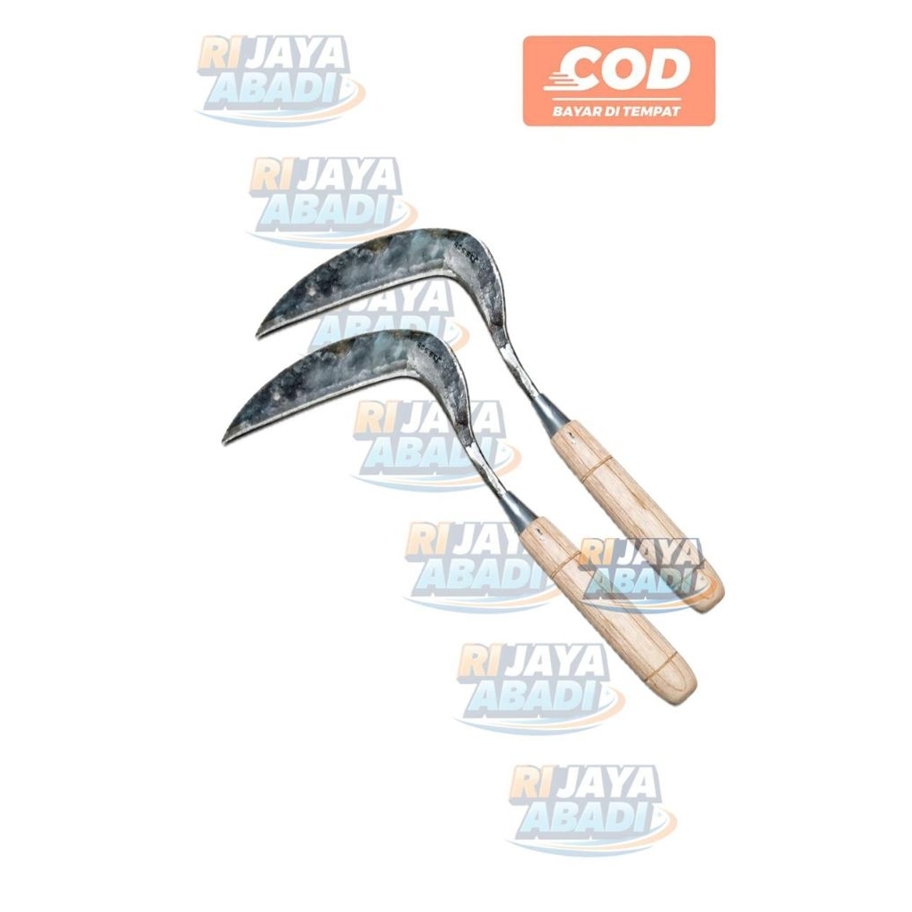 TERLARIS [ COD ] Sabit Tradisional Baja Asli LEMOSO - Tajam & Kuat untuk Memotong Rumput Gulma & Pan