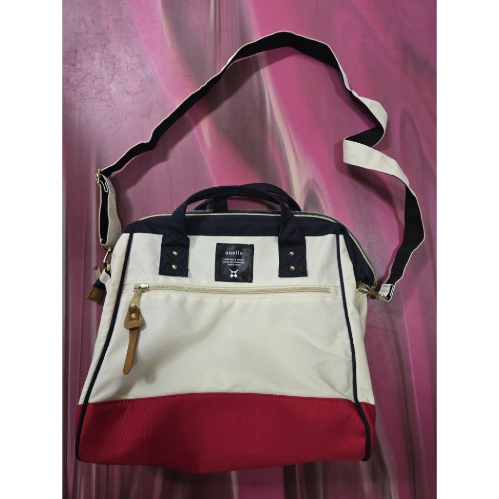 PRELOVED sling bag anello tricolor anello jepang 100% ORIGINAL