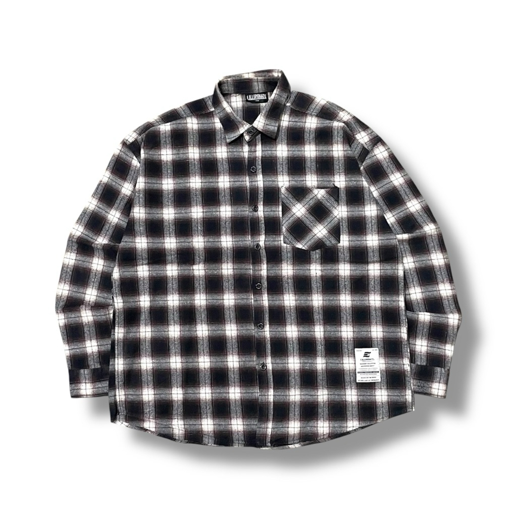 Baju Kemeja Shirt Flannel Veterano F Illuminate Bekas
