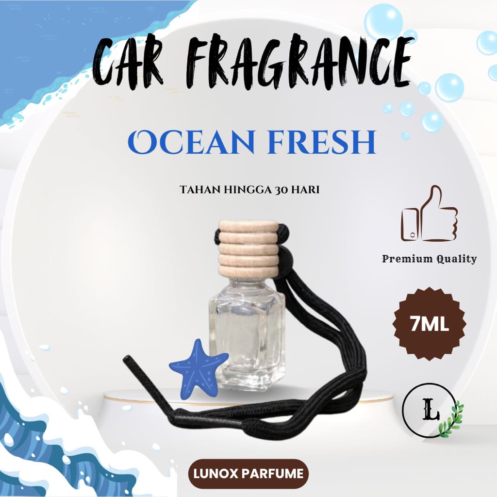 Pengharum Mobil 7ml Ocean Fresh By Lunox Parfume