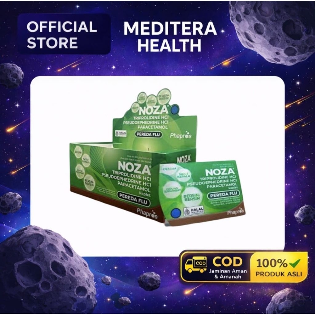 NOZA FLU PANAS ALERGI @ 1 STRIP 4 TAB