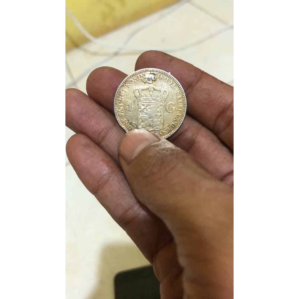 koin perak gulden wilhelmina
