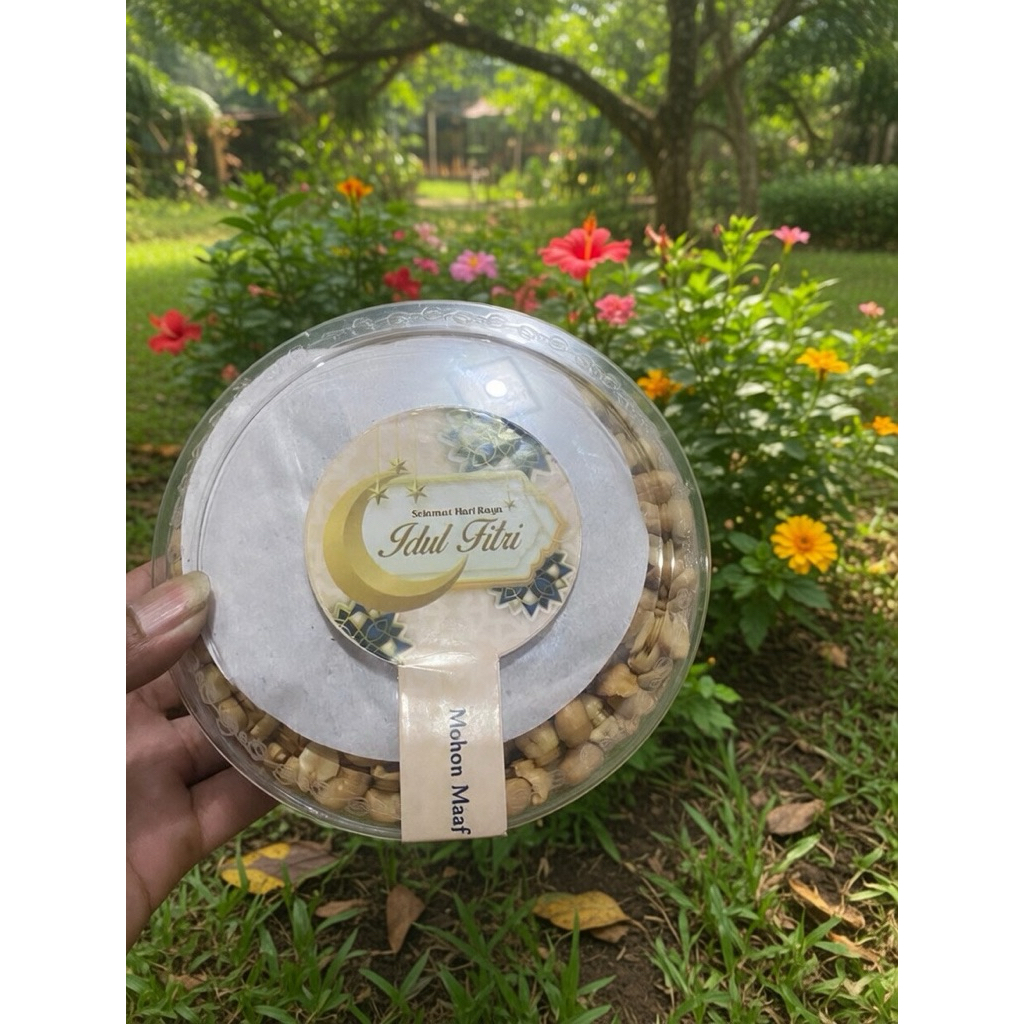 kacang bawang goreng gurih kemasan toples 500gr