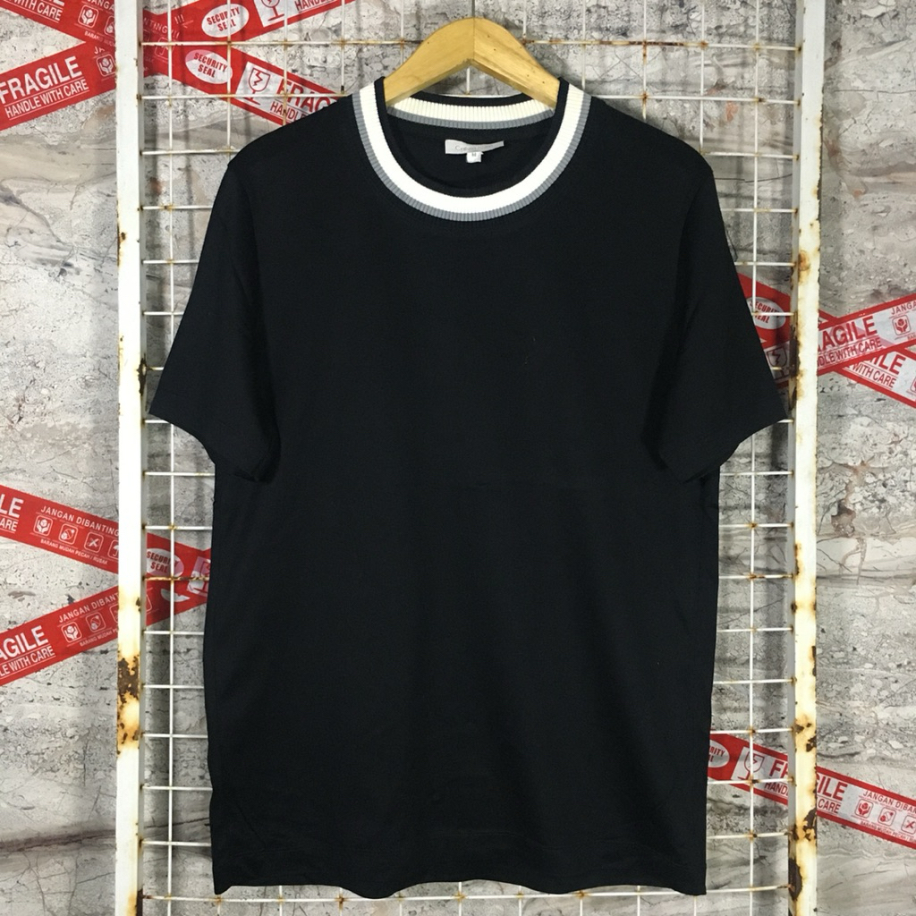 Kaos CK Calvin klein Hitam Polos Original Second Preloved .05157
