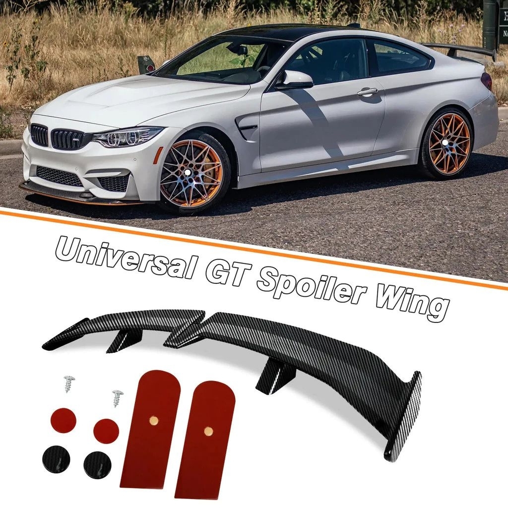Spoiler Mobil Sedan GT Wings Carbon Tanpa pengeboran