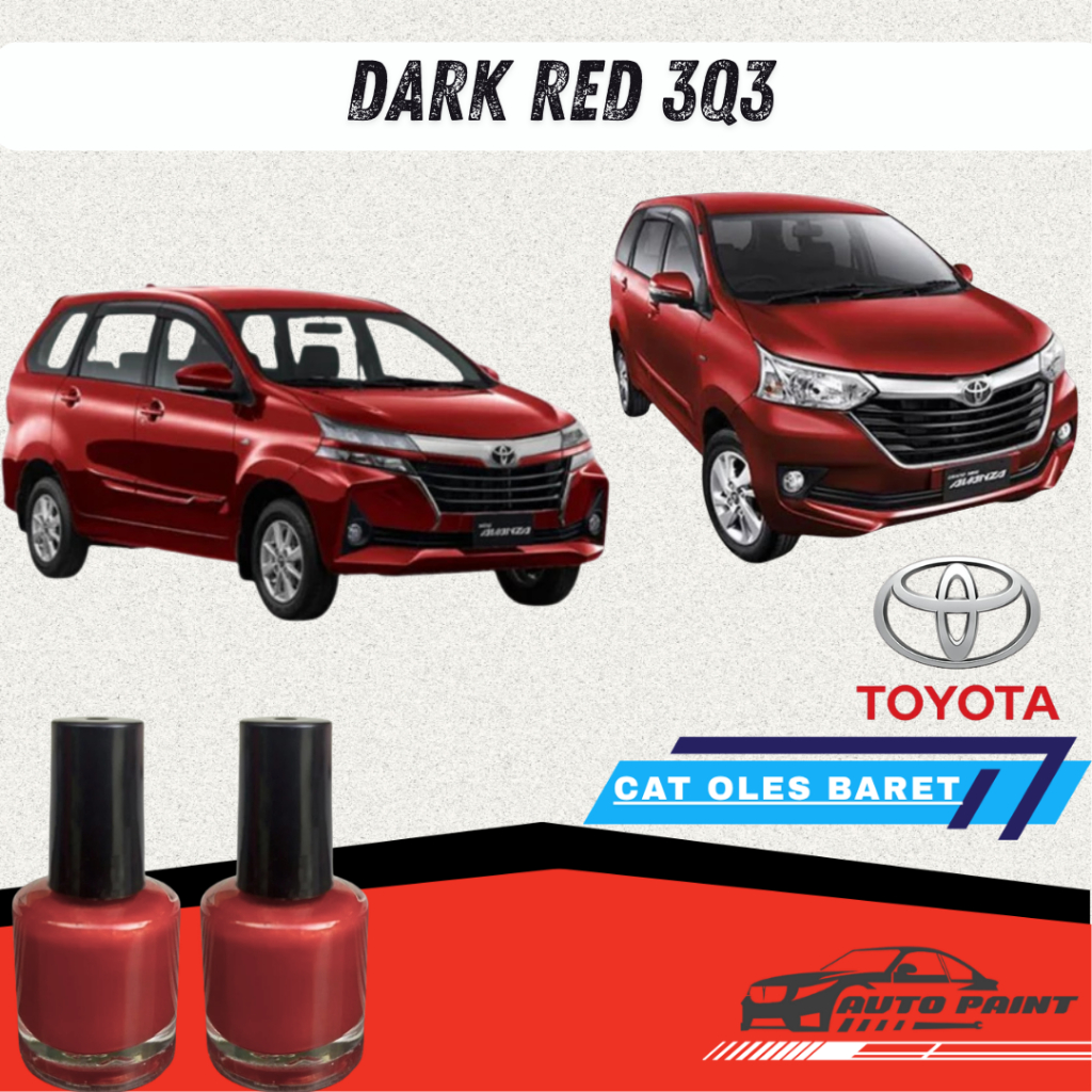 Cat Oles Dark Red Mica Metallic 3Q3 Toyota Avanza Daihatsu Xenia Merah Mica Metalik