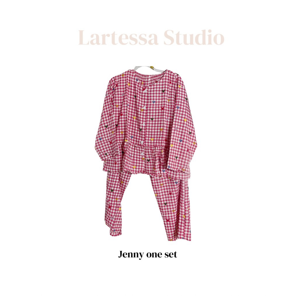 One Set Piyama Wanita Rayon Adem | Baju Tidur Wanita Motif Lucu | Setelan Santai Rumah