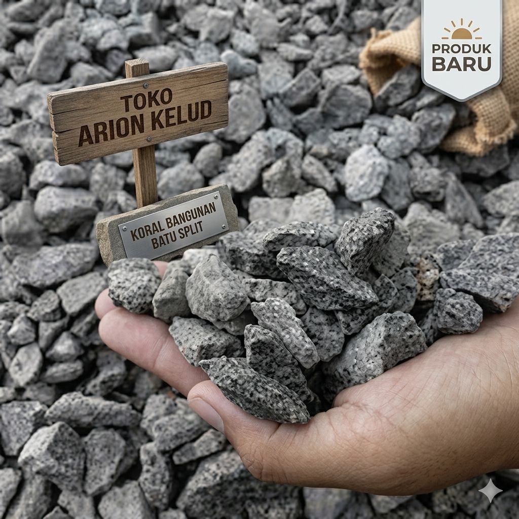 batu koral - batu split - batu kerikil untuk taman dan bangunan