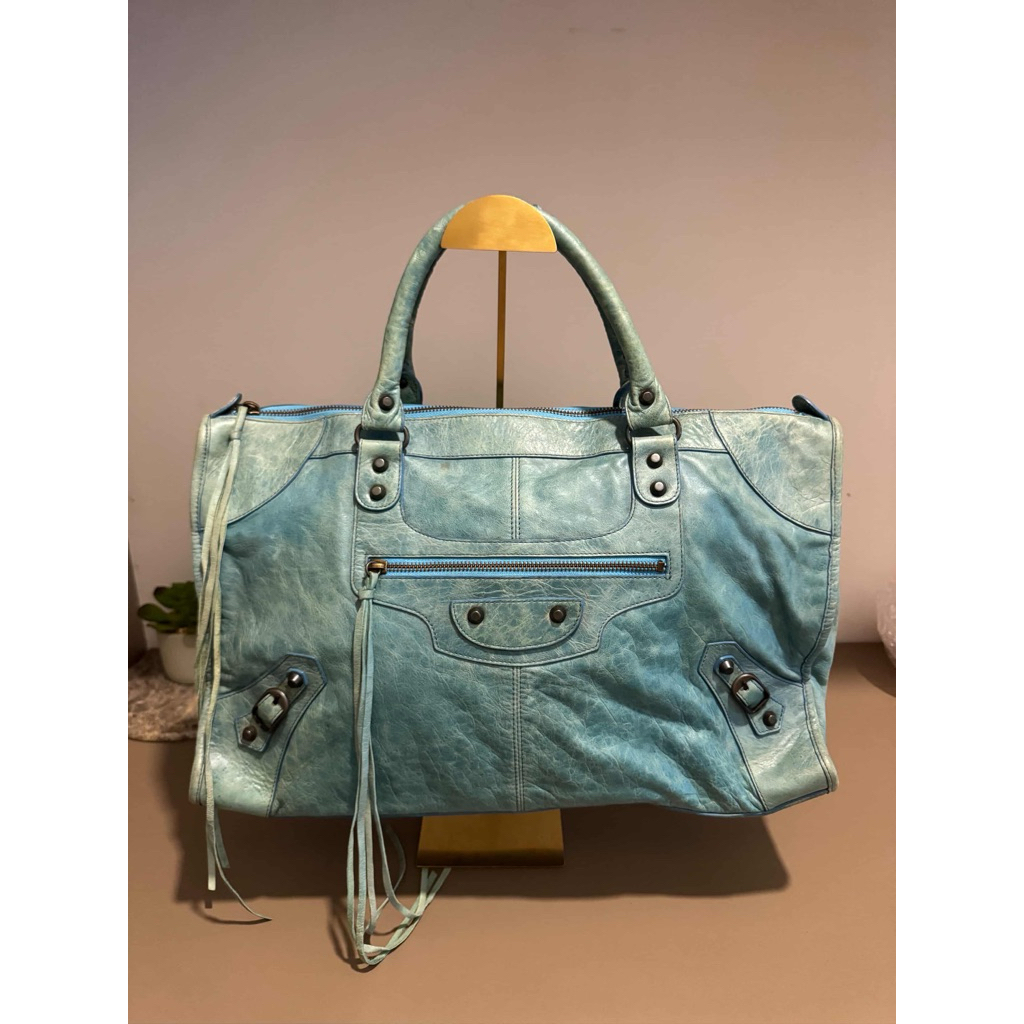 Balenciaga City Work Vintage Soft Blue
