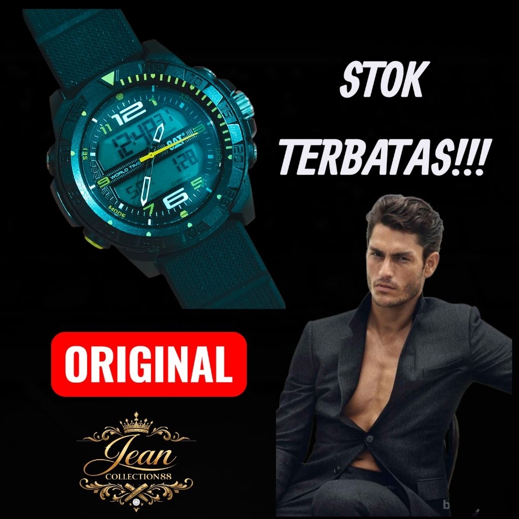 CUCI GUDANG Cat CATERPILLAR CATERPILAR ORIGINAL JAM TANGAN PRIA COWOK BEKAS SECOND SEKEN QUARTZ MULU