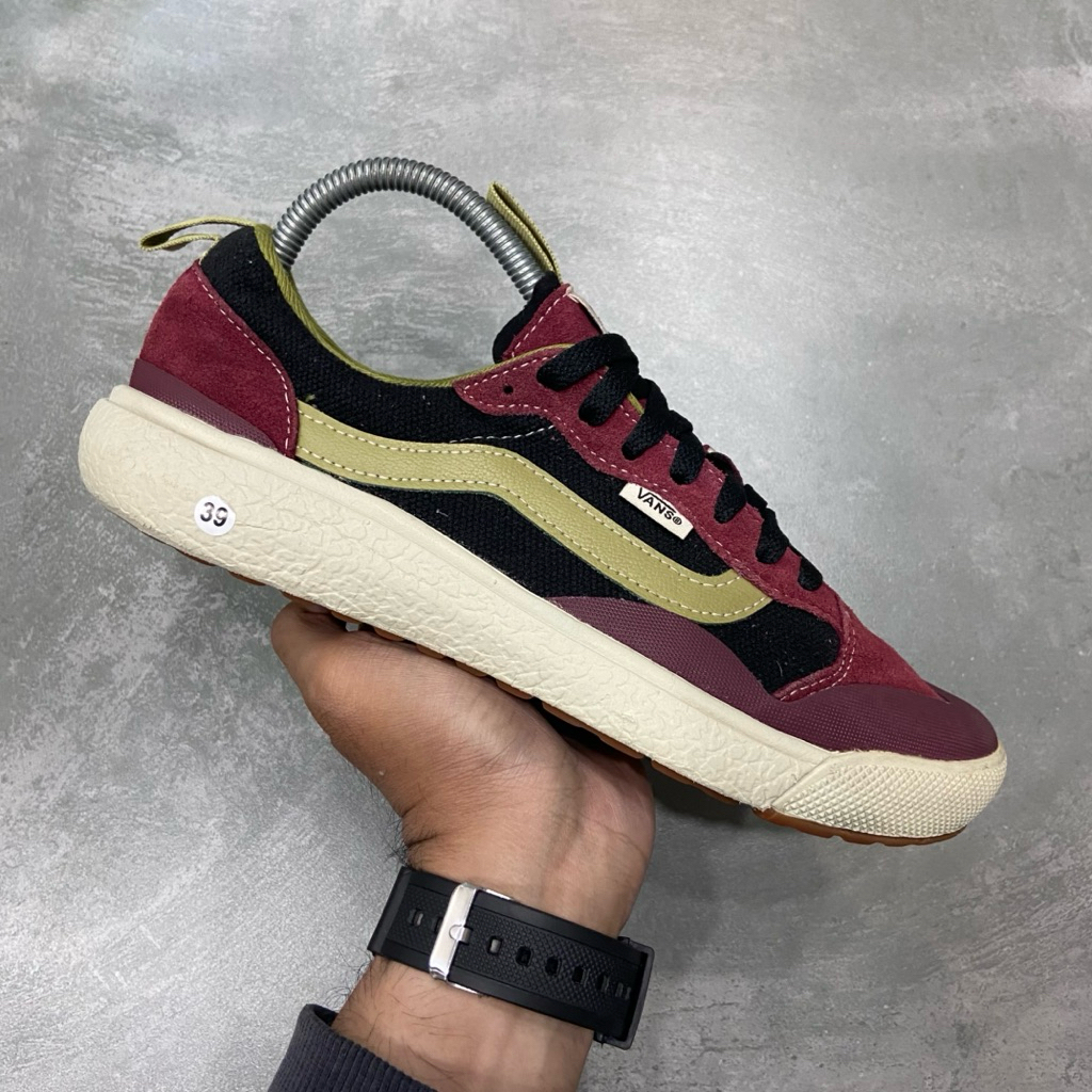 [Size 39] Vans UltraRange EXO Special Edition Maroon Olive Cream Second Original Kondisi Mulus Nomin