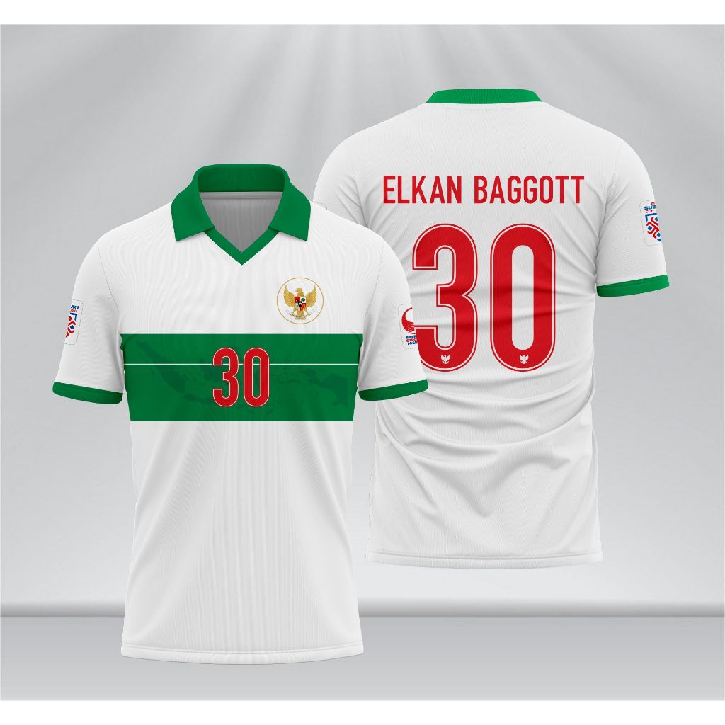 Jersey Elkan Baggott Indonesia Away 2020 2021