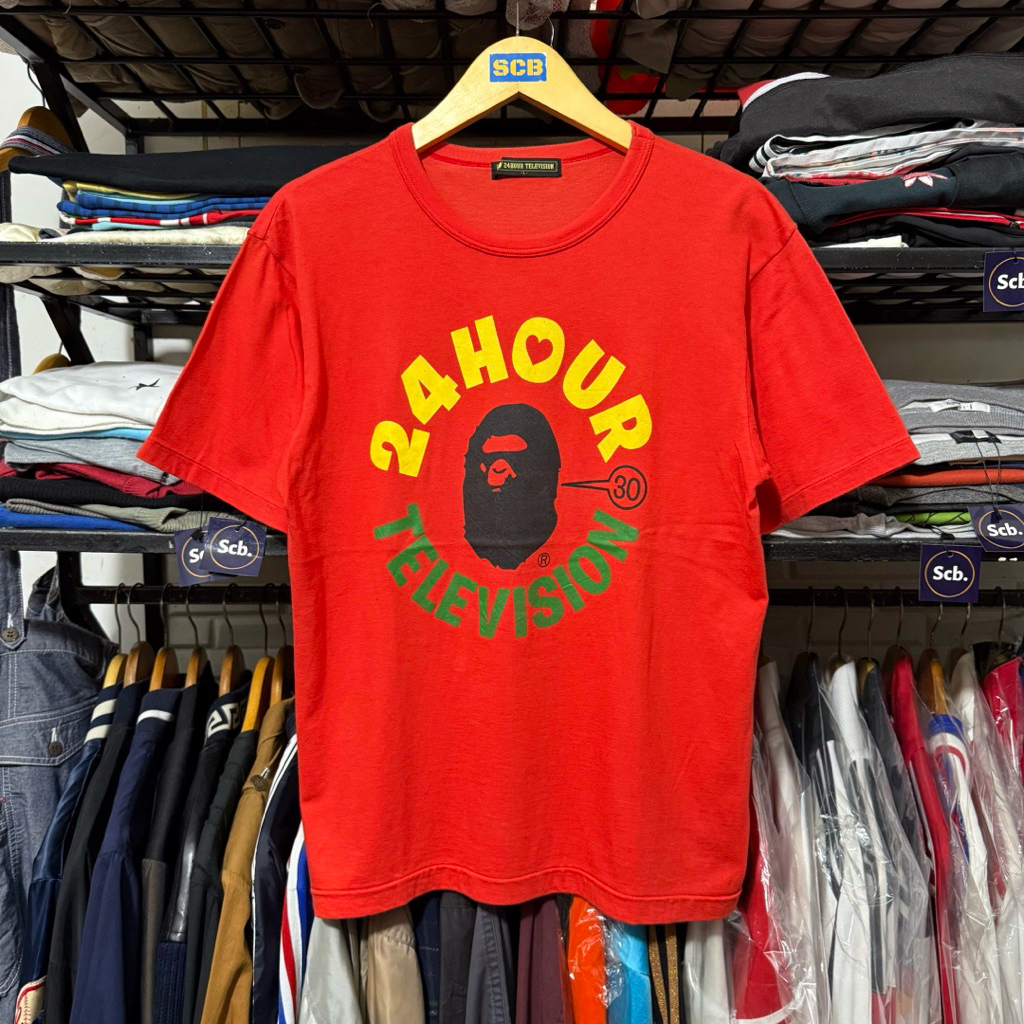 24hour television bape tshirt kaos