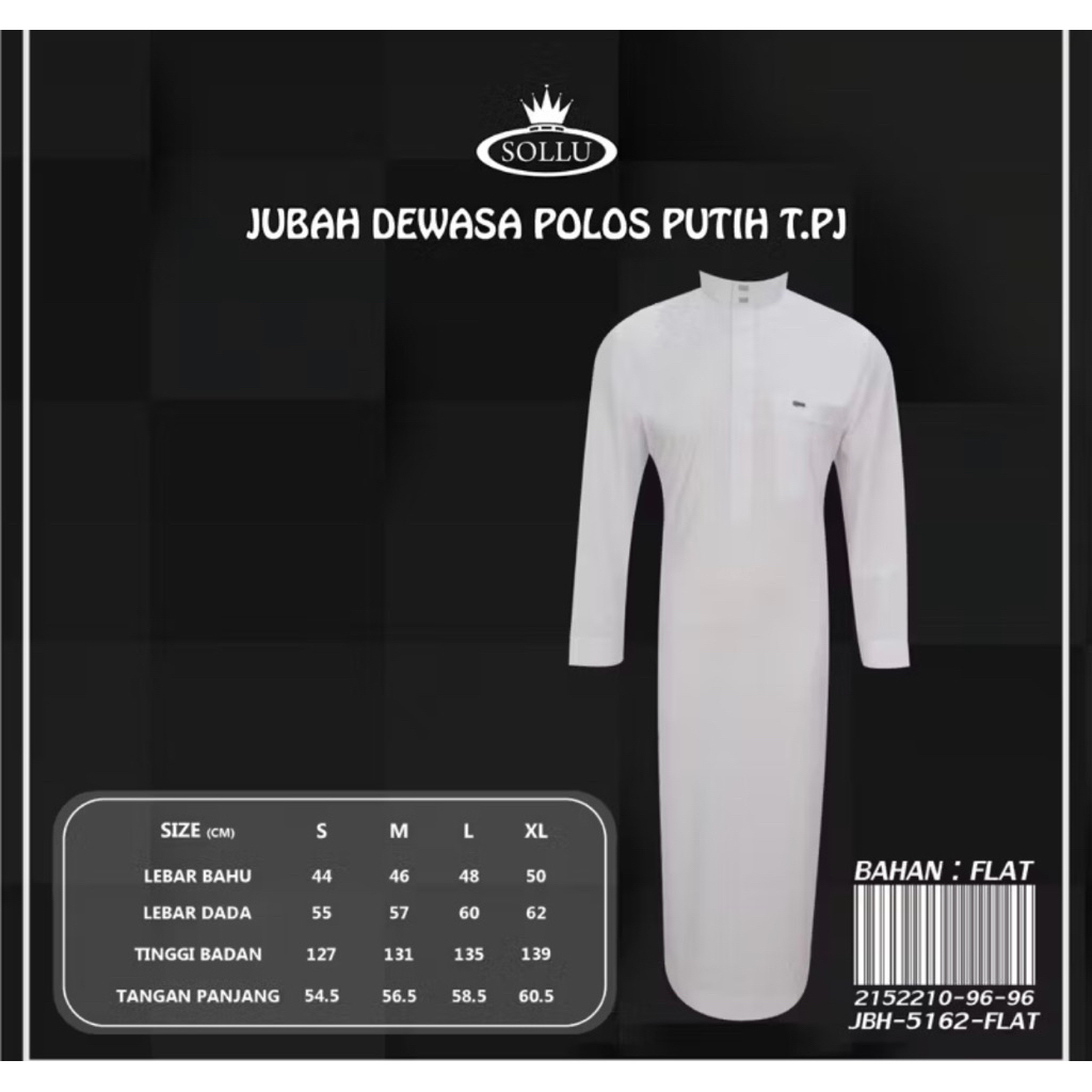 Baju Gamis/Jubah Pria Sollu
