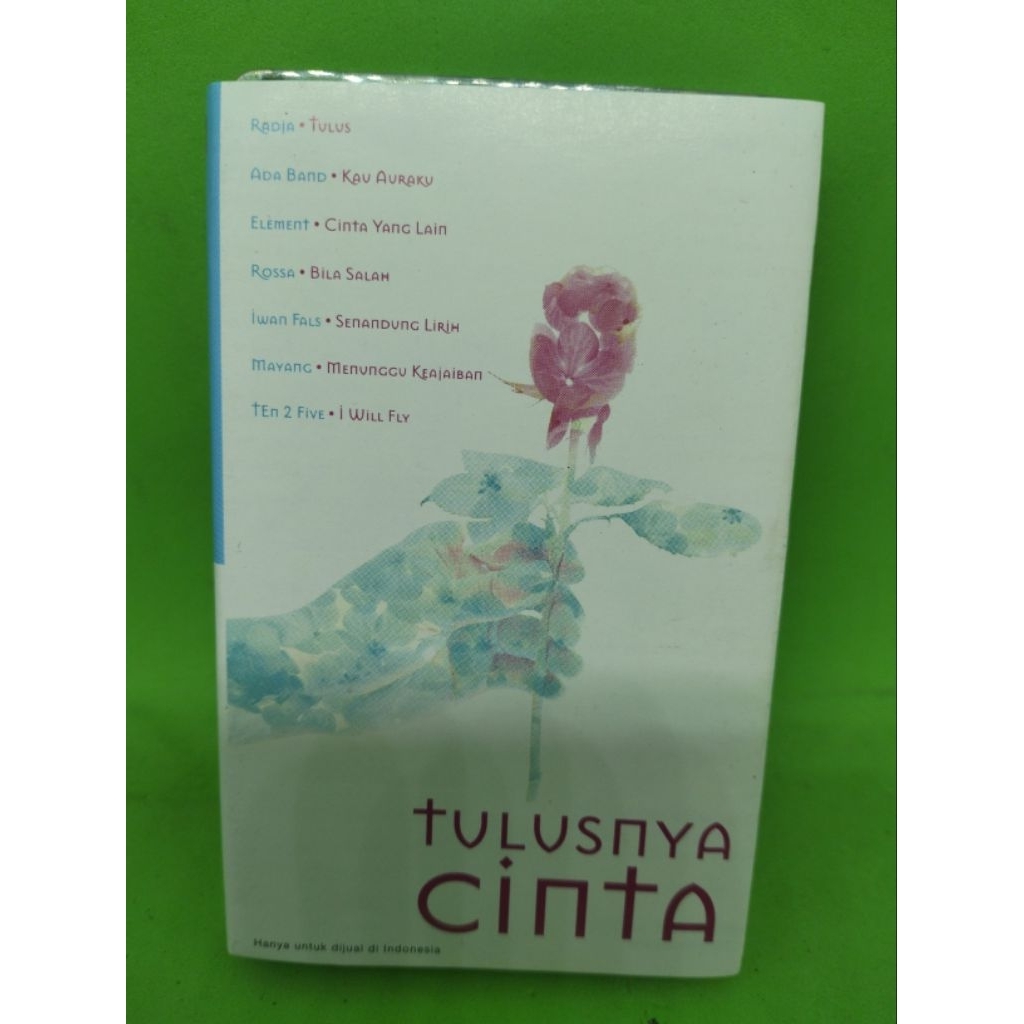 Kaset pita TULUSNYA CINTA , penyanyi RAJA , ADA BAND, ELEMENT